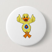 Duck Darts Bullseye Button (Vorderseite)