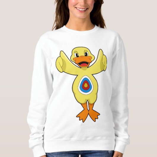 Duck Darts Bullseye Sweatshirt (Vorderseite)
