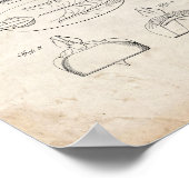 Duck Decoy Patent - Old Look Poster (Ecke)