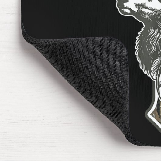 Duck Deer Dove Camo Cross Christian Hello Hunting Mousepad (Ecke)