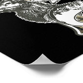 Duck Deer Dove Camo Cross Christian Hello Hunting Poster (Ecke)