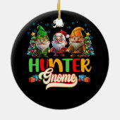 Duck Deer Hunter Gnome Jagdfamilie Match Chr Keramik Ornament (Hinten)