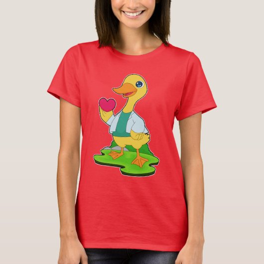 Duck Doctor Heart T-Shirt (Vorderseite)