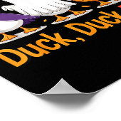 Duck Duck Boo Funny Halloween Kostümduck Poster (Ecke)