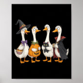 Duck Duck Boo Funny Halloween Kostümduck Pumpkin Poster (Vorne)
