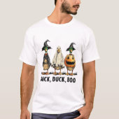 Duck Duck Boo Halloween Kostümduck T-Shirt (Vorderseite)