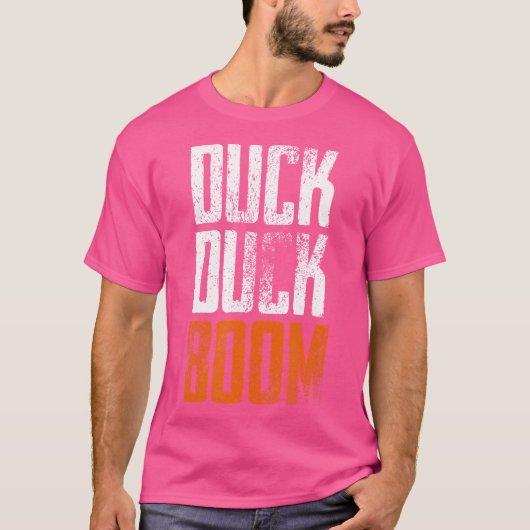 Duck Duck Boom Jagd Camping Wandern Natur - T-Shirt (Vorderseite)