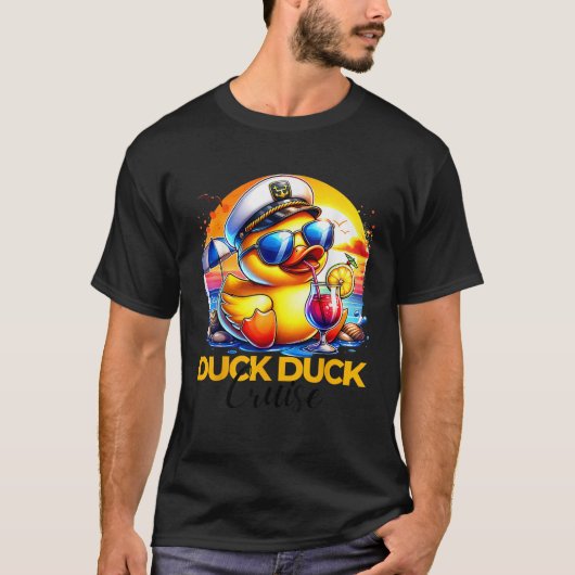 Duck Duck Cruise Funny Family Cruising Matching Gr T-Shirt (Vorderseite)