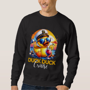 Duck Duck Cruise Funny Family Kreuzfahrt Gr Sweatshirt