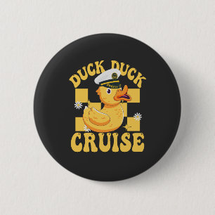 Duck Duck Cruise Funny Family Kreuzfahrt Match Button