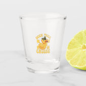 Duck Duck Cruise Funny Family Kreuzfahrt Match Schnapsglas (Vorderseite)