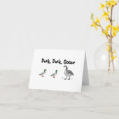 Duck Duck Duck Gänse Cartoon, Kids Game Pub Karte (Gelbe Blume)
