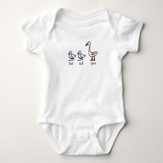 Duck Duck Goose Baby Strampler (Vorderseite)