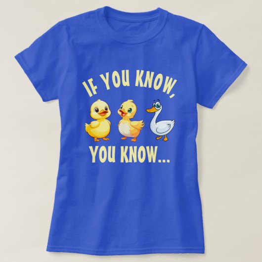 Duck Duck Goose Fun T-Shirt (Design vorne)