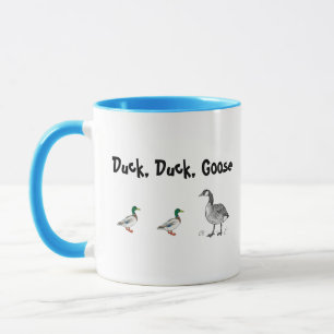 Duck Duck Goose Funny Kids Game Cartoon Puff Tasse