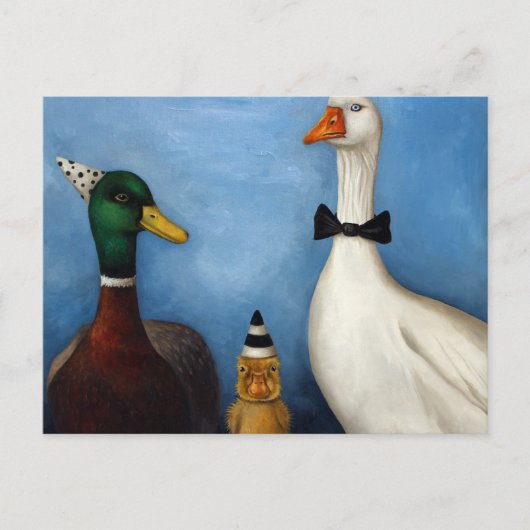 Duck Duck Goose Postkarte (Vorderseite)