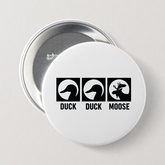 Duck Duck Moose Button (Vorne & Hinten)