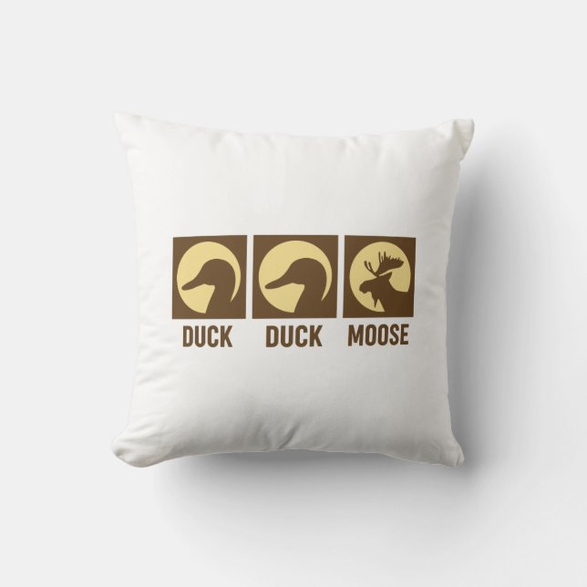 Duck Duck Moose Kissen (Vorderseite)