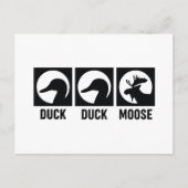 Duck Duck Moose Postkarte (Vorderseite)