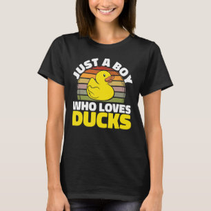 Duck Duck nur ein Junge, der Enten Lieben T-Shirt