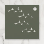 Duck Duck Oh Babydusche zum Thema Babydusche Geschenkanhänger (Rückseite)