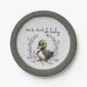 Duck Duck Oh Babydusche zum Thema Babydusche Pappteller (Vorderseite)