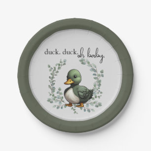 Duck Duck Oh Babydusche zum Thema Babydusche Pappteller