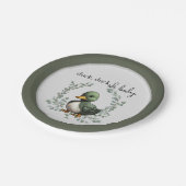 Duck Duck Oh Babydusche zum Thema Babydusche Pappteller (Schrägansicht)