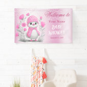 Duck Duck Pink Bläserndusche Begrüßung Banner (Insitu)