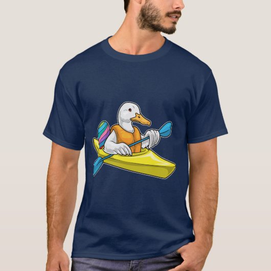 Duck Easter Kayak T-Shirt (Vorderseite)