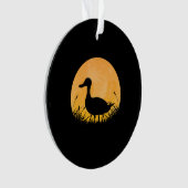 Duck Easy Halloween Outfit Mallard Dipper Moon Ornament (Vorderseite)