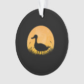 Duck Easy Halloween Outfit Mallard Dipper Moon Ornament (Vorderseite)
