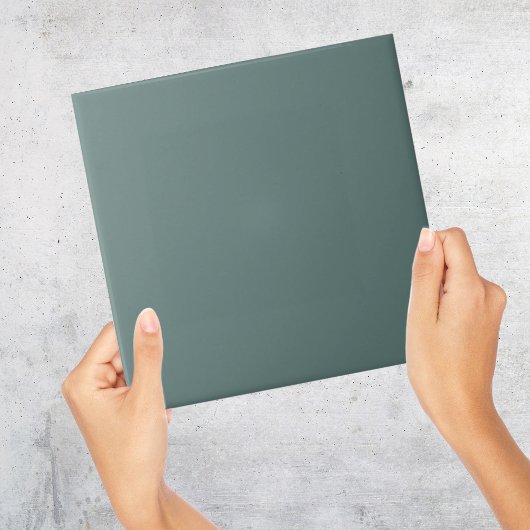 Duck Egg Blue Gray Solid Color Tile Fliese
