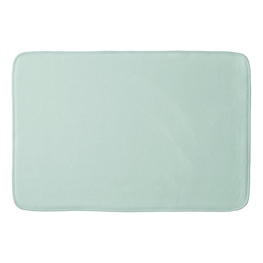 Duck Egg Blue Solid Color Badematte (Vorderseite)