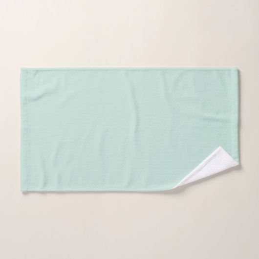 Duck Egg Blue Solid Color Badhandtuch Set (Handtuch)
