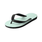 Duck Egg Blue Solid Color Bath Kinderbadesandalen (Schrägansicht)