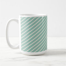 Duck Egg Blue Striped Named Watercolor Daisy