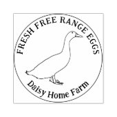 Duck Eggs Simple Business Gummistempel (Prägung)