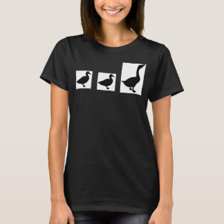 Duck Enck Goose not Duck Gray Duck T-Shirt