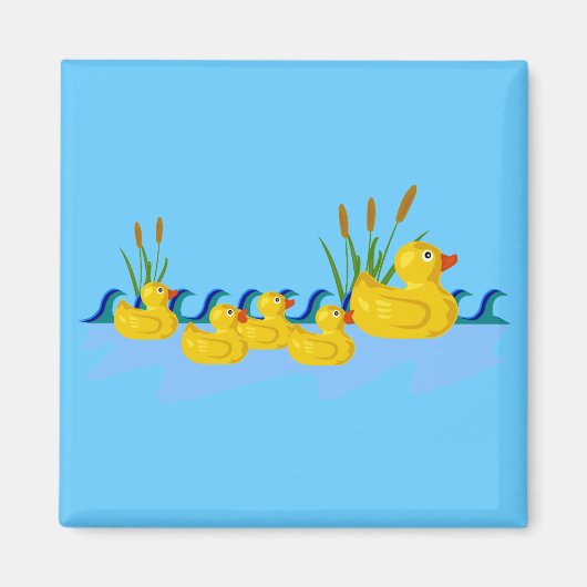 Duck-Familie Magnet (Vorne)