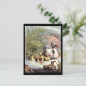 Duck-Familie Postkarte (Stehend Vorderseite)