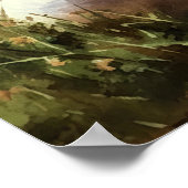 Duck Farm Animal Art Print Poster (Ecke)