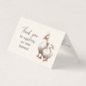 Duck Farmers Homestead Eggs Folded Business Cards Visitenkarten (Vorderseite)