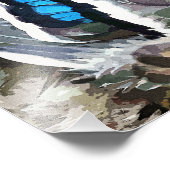 DUCK FEATHERS FOTODRUCK (Ecke)