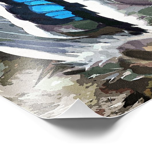 DUCK FEATHERS FOTODRUCK (Ecke)