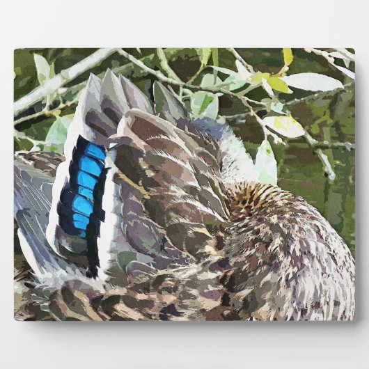 DUCK FEATHERS FOTOPLATTE (Vorderseite)