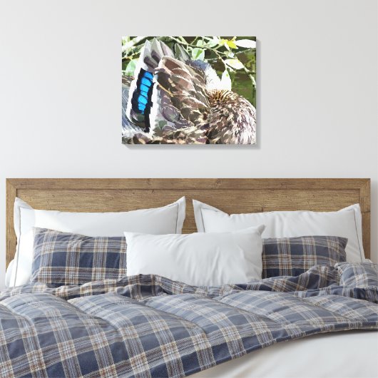 DUCK FEATHERS LEINWANDDRUCK (Insitu (Schlafzimmer))