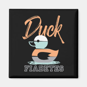 Duck Fiabetes Diabetes Awareness Magnet