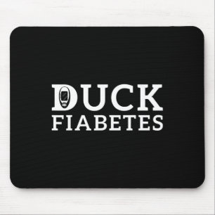 Duck Fiabetes Diabetes Awareness Mousepad