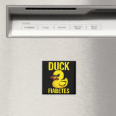 Duck Fiabetes - Funny Diabetes Awareness Magnet (In Situ (Geschirrspüler))